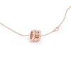 Belle Époque Reel Pink Gold and Diamonds Necklace, 8.3mm